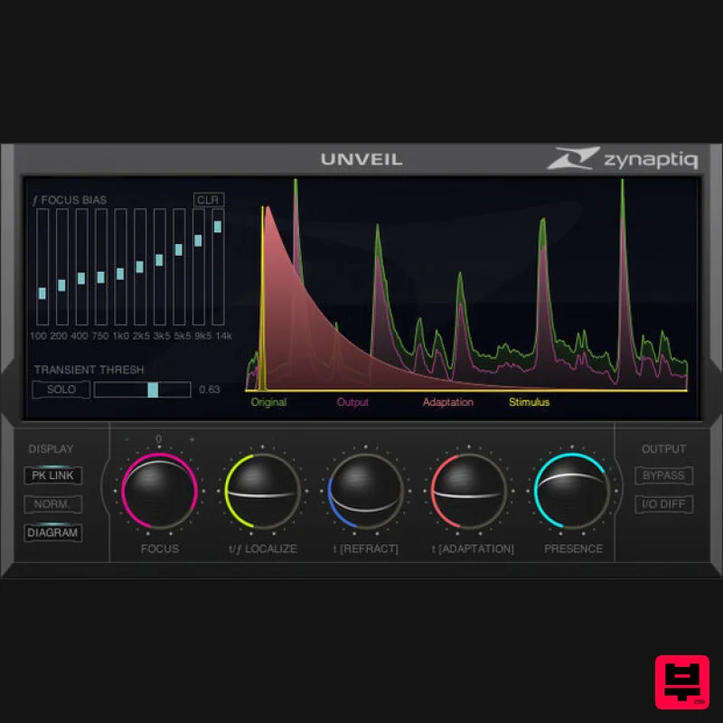 Zynaptiq UNVEIL Educational Version - Audio Restoration